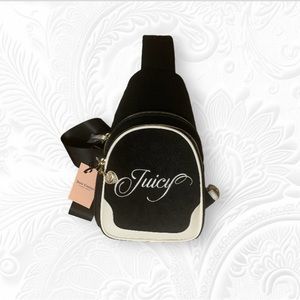 🐼Juicy Couture Liquorice Raising Star Sling Black/ White Brand New with Tags 🐼